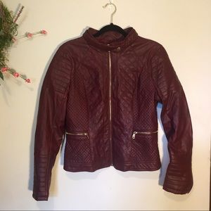 Ci Sono faux leather jacket